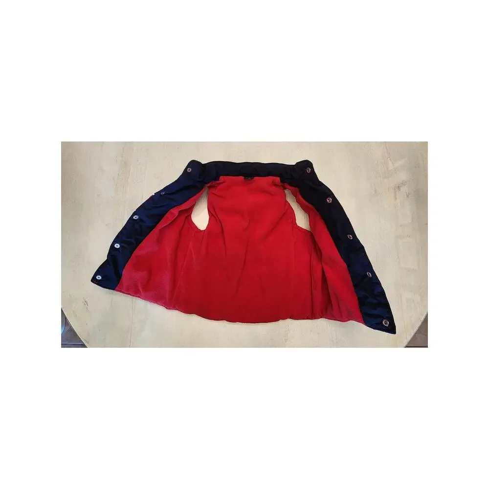 Oshkosh Boys SZ 3T Puffer Vest Red Blue Winter Outerwear